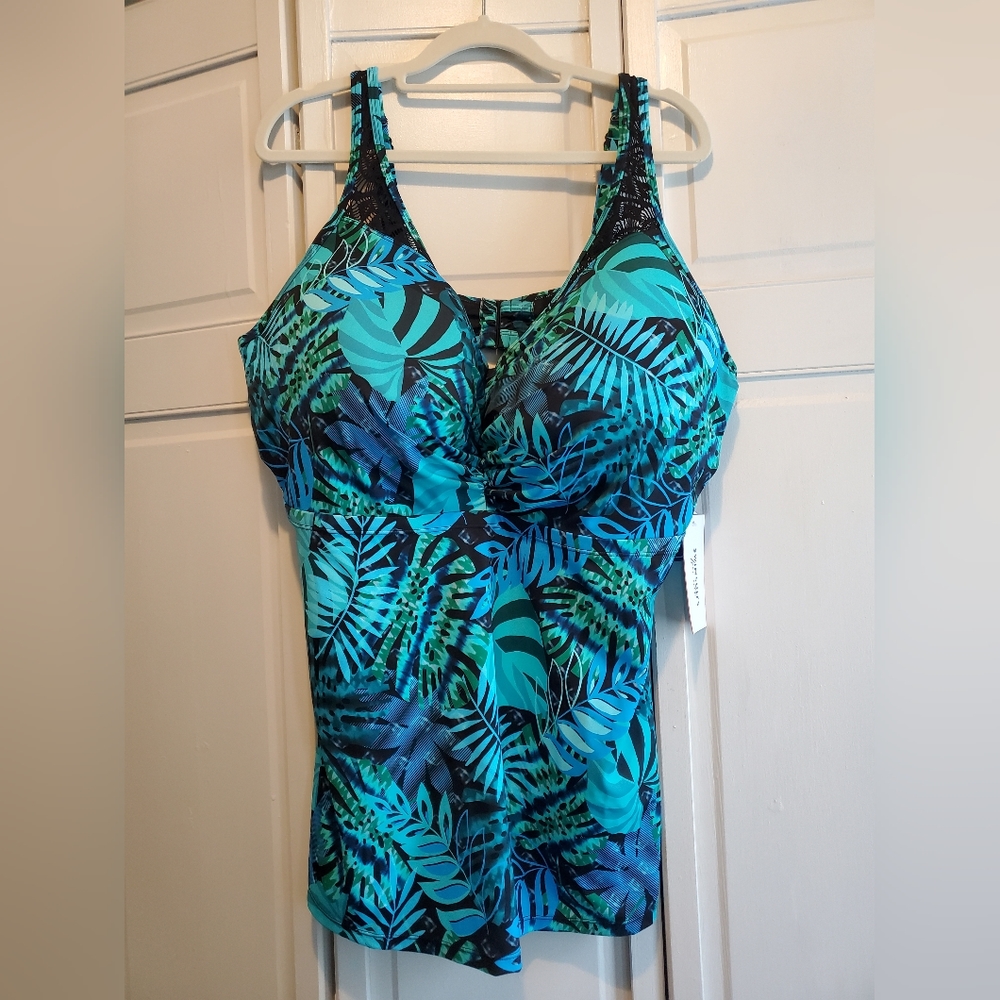 Swimsuits for All plus size tankini top